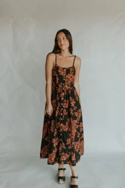 Henly Hibiscus Hideaway Woven Sundress