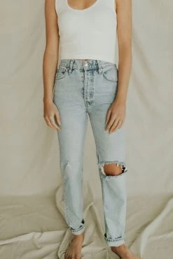 Henly Denim Free People Lasso Jean In True Blue