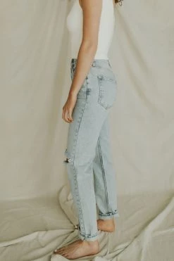Henly Denim Free People Lasso Jean In True Blue