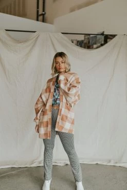 Henly Cardigans Free People Benji Cardi In Camel Combo