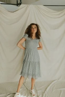 Henly Dresses Give A Little Love Midi In Powder Blue