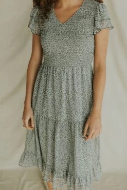 Henly Dresses Give A Little Love Midi In Powder Blue