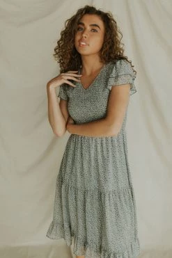 Henly Dresses Give A Little Love Midi In Powder Blue