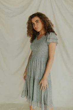 Henly Dresses Give A Little Love Midi In Powder Blue