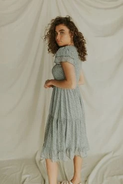 Henly Dresses Give A Little Love Midi In Powder Blue