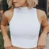 Henly Tana Ribbed Turtle Neck Crop