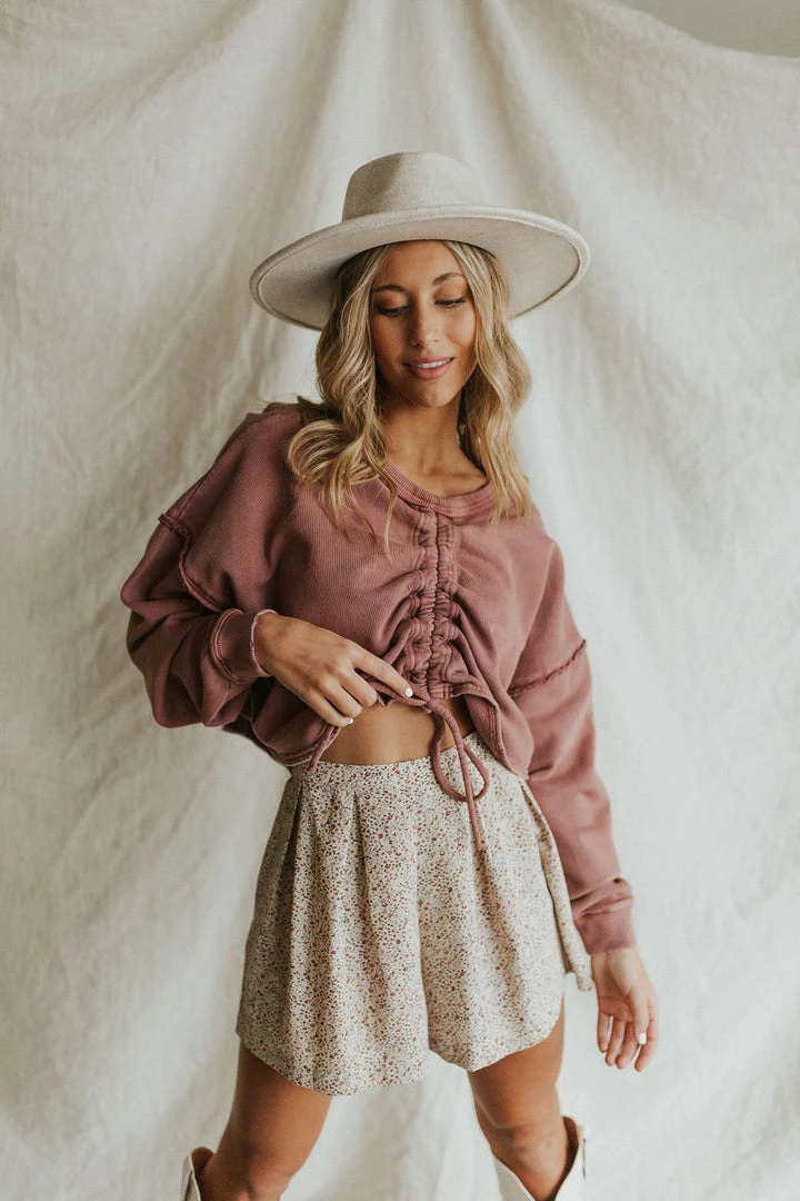 Henly Sweaters Free People Bae Pullover In Summer Sparrow