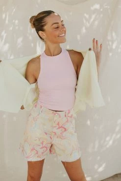 Henly Free People Hayley Racerback Brami In Candied Dream