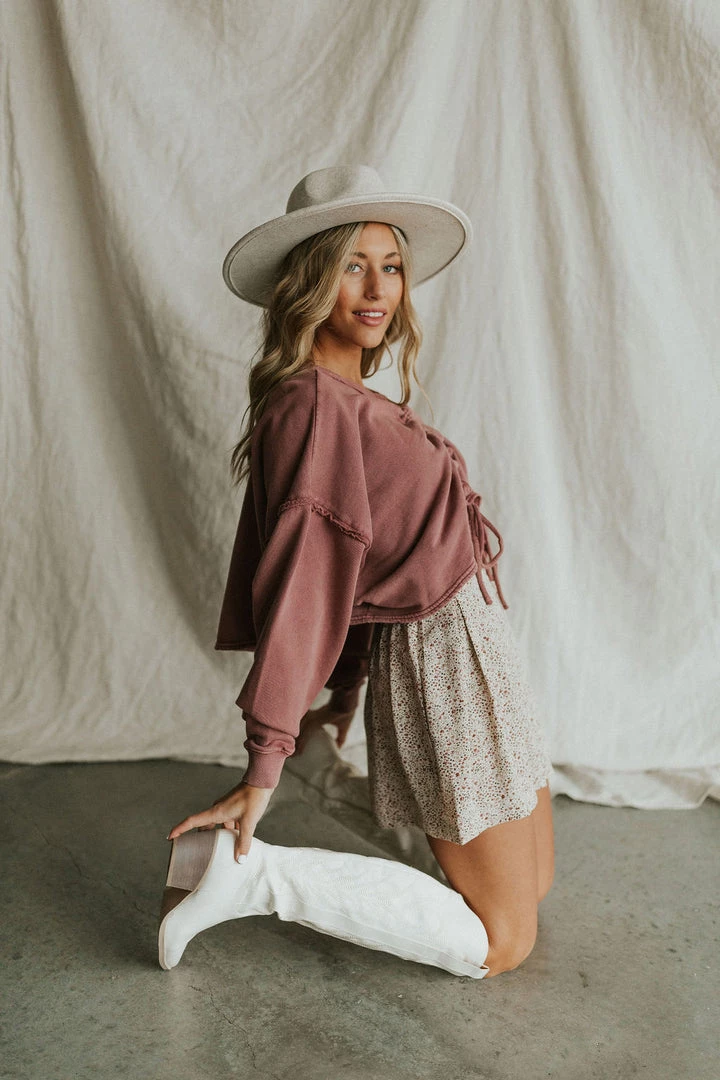 Henly Sweaters Free People Bae Pullover In Summer Sparrow