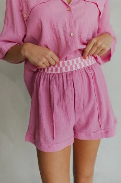 Henly Free People Sleep Talk Shorts In Vibrant Flower SETS