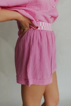 Henly Free People Sleep Talk Shorts In Vibrant Flower SETS