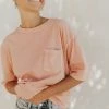 Henly Free People Alissa Tee In Roseblush Tops