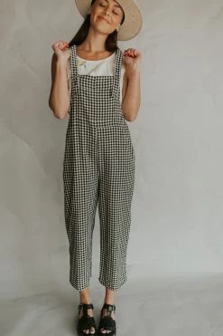 Henly Jumpsuits Emerson Gingham Overalls
