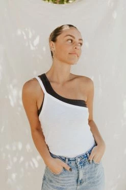 Henly Free People One Way Or Another Tank In White