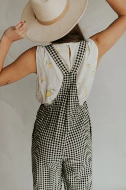 Henly Jumpsuits Emerson Gingham Overalls