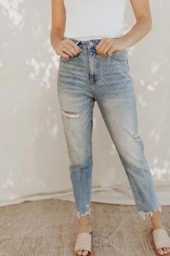 Henly Paige High Rise Mom Jeans Denim