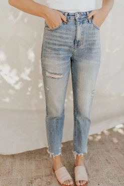 Henly Paige High Rise Mom Jeans Denim