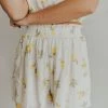 Henly Lemon Zest Shorts In Ivory Pants/Shorts