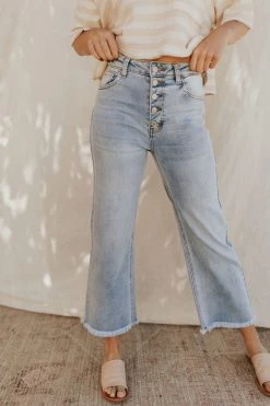 Henly Emilia High Rise Cropped Jeans Denim