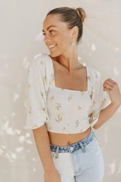 Henly Lemon Zest Smocked Blouse SETS