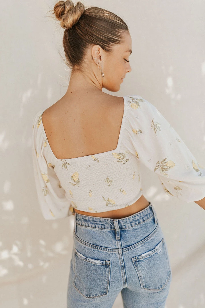 Henly Lemon Zest Smocked Blouse SETS