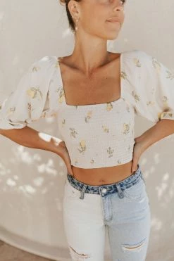 Henly Lemon Zest Smocked Blouse SETS