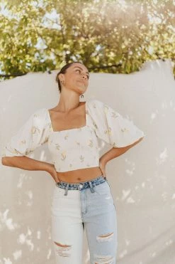 Henly Lemon Zest Smocked Blouse SETS