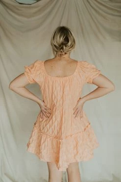 Henly SALE *Astrid Babydoll Dress In Cantaloupe