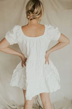 Henly Dresses Astrid Babydoll Dress In White