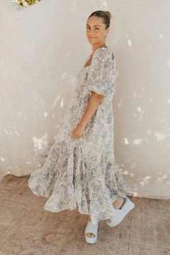 Henly Waterlily Midi Dress Dresses