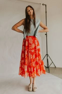 Henly Red Hot Chili Poppies SKIRT