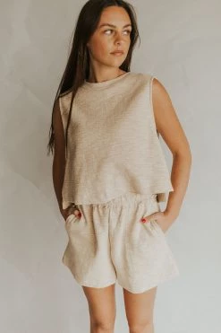 Henly SETS Ready Set Go Shorts In Oatmeal