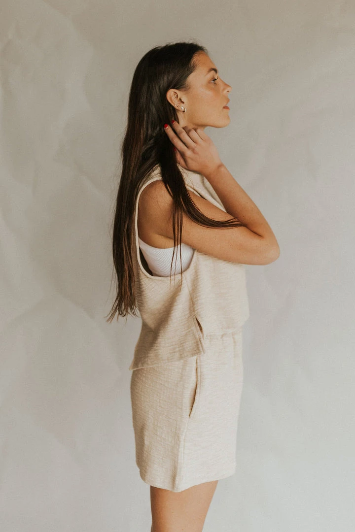 Henly SETS Ready Set Go Top In Oatmeal