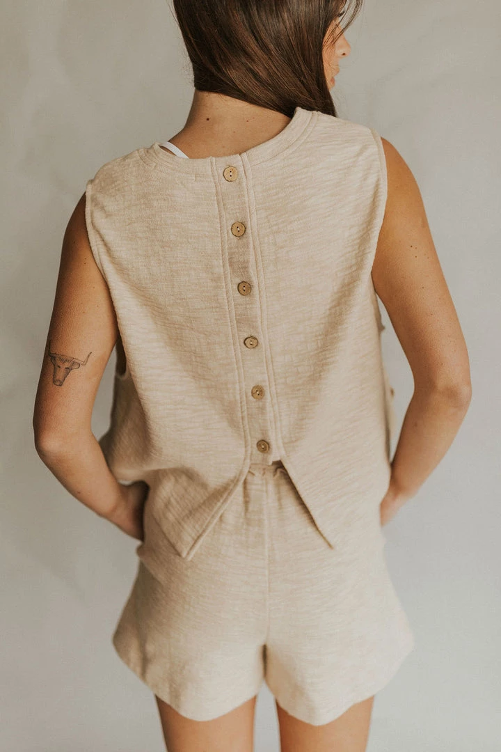 Henly SETS Ready Set Go Shorts In Oatmeal