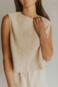 Henly SETS Ready Set Go Top In Oatmeal