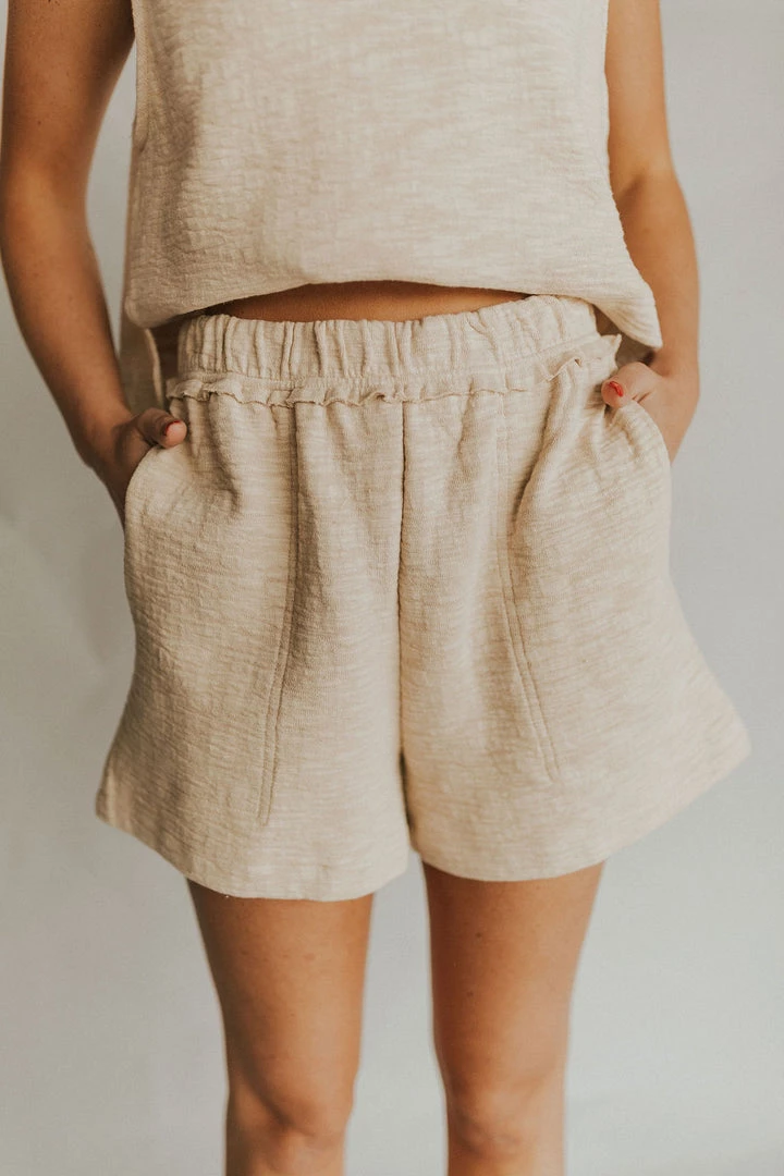 Henly SETS Ready Set Go Shorts In Oatmeal