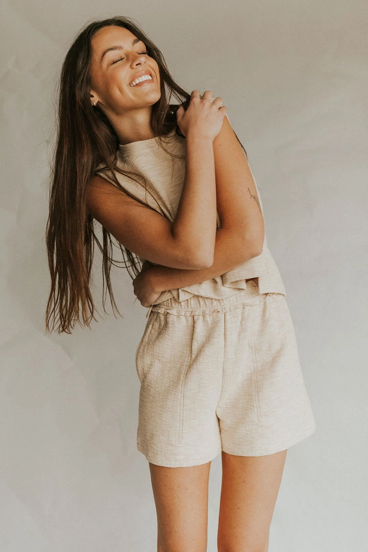 Henly SETS Ready Set Go Shorts In Oatmeal