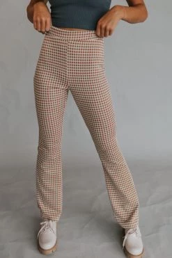 Henly *Zoe Gingham Flare Pants