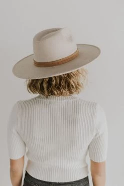 Henly Mont Blanc Fedora In Cream