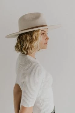 Henly Mont Blanc Fedora In Cream