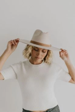 Henly Mont Blanc Fedora In Cream