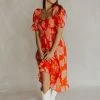 Henly Red Hot Chili Poppies DRESS