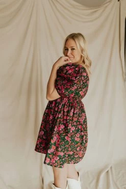Henly ROSE To The Occasion Floral Mini Dresses