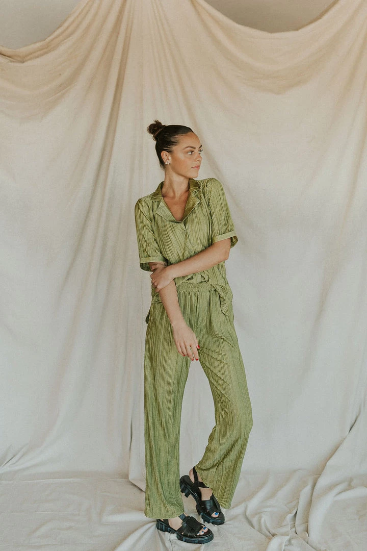 Henly Lennon Pleated Pants SETS