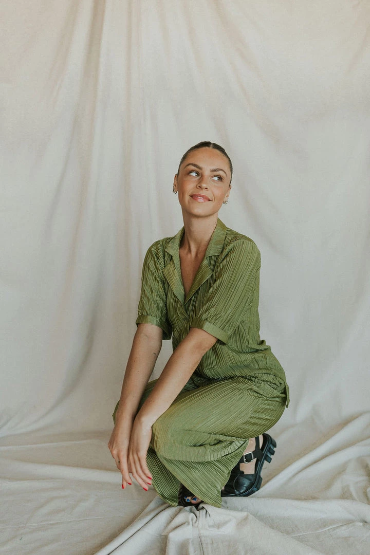 Henly Lennon Pleated Pants SETS