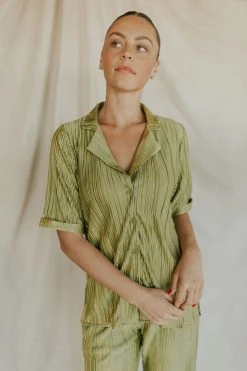 Henly SETS Lennon Pleated Blouse