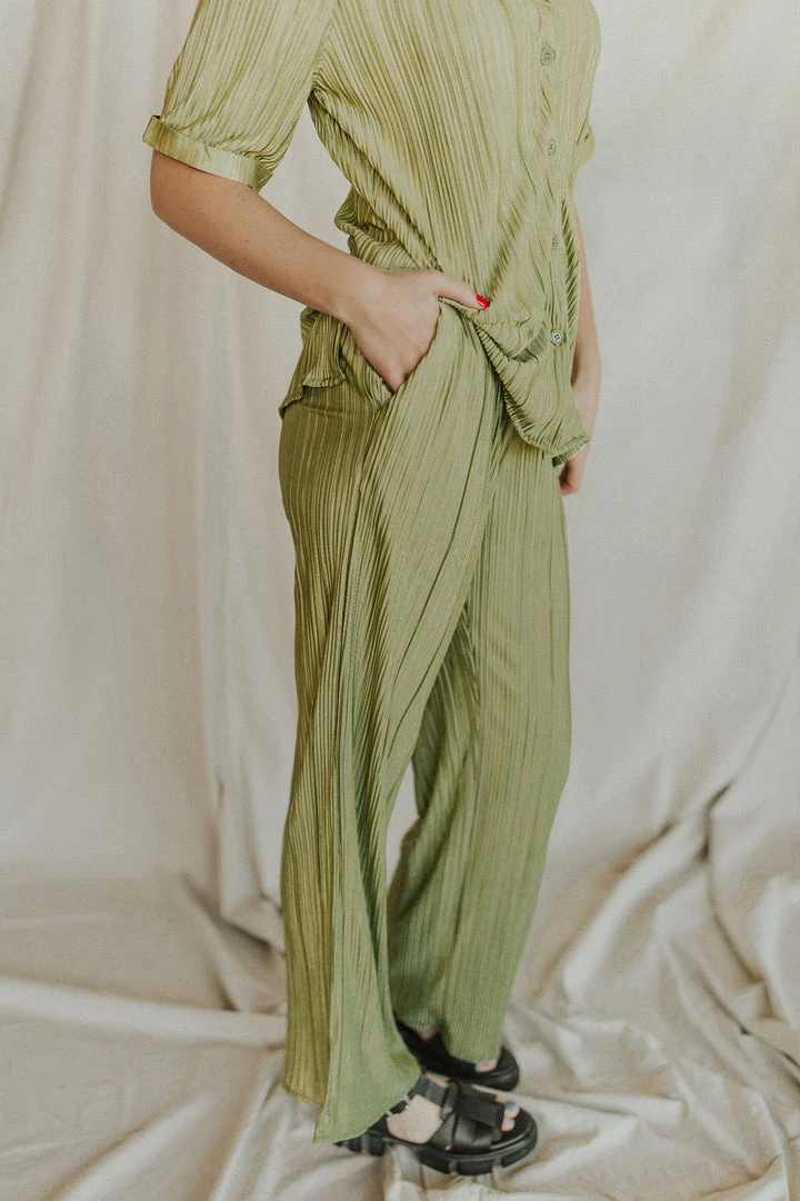 Henly Lennon Pleated Pants SETS