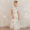Henly Wisteria Smocked Midi Dresses