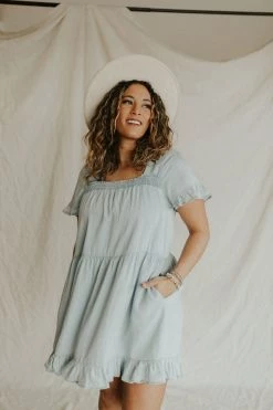 Henly Lara Chambray Tencel Dress Dresses