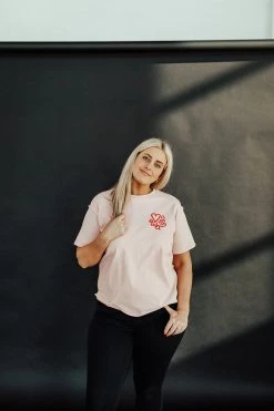 Henly Graphics Self Love Club Tee In Pink